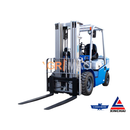 Transpaleti si stivuitoare - Motostivuitor diesel Clark 2.5T Xinchai Stage V cu catarg Triplex 4500 mm și furci 1220 mm