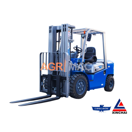 Transport si manipulare - Motostivuitor diesel Clark 4.0T Xinchai A498BT1 cu catarg Duplex 3000 mm și furci 1220 mm