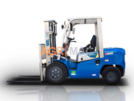 Motostivuitor electric Clark FE35-Lithium 3.5T cu baterie 80V 350Ah și catarg Triplex 4800 mm [1]