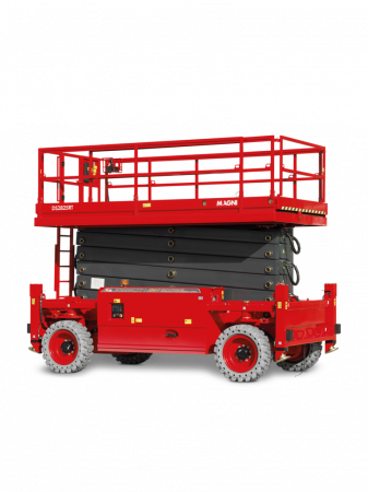 Nacele - Nacelă foarfecă Magni DS2825RT – 28 metri, diesel, 1000 kg, teren accidentat | Uneltisimo.ro