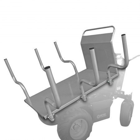 Accesorii dumpere - Platforma cu stalpi laterali pentru dumperul electric Jansen MSK-500