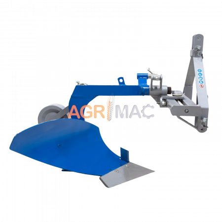 Pluguri - Plug MOA12‑M 12″ – Monocilindru Ajustabil cu Roată de Adâncime, Tractoare 25–45 CP, Certificat CE