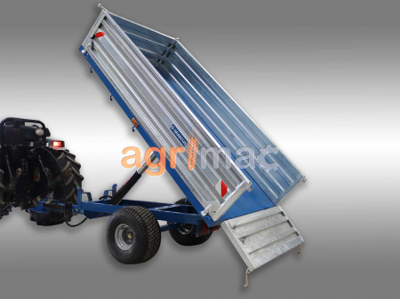 Remorcă agricolă MT1500-H – 1500 kg, basculare hidraulică, obloane galvanizate [3]