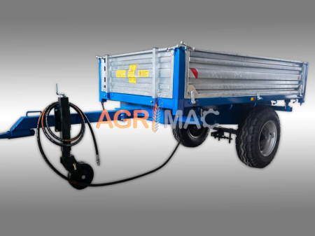 Remorcă agricolă MT4000-3H, 4000 kg, basculare hidraulică triplă [2]