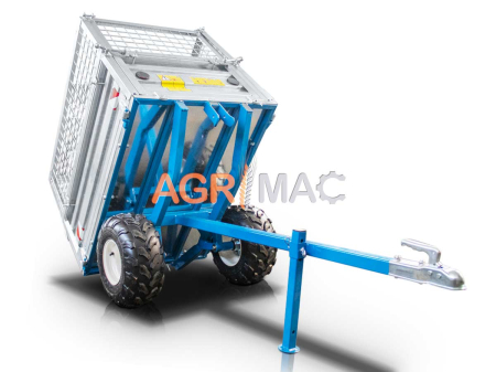Remorcă agricolă MT600-M, 600 kg, basculare mecanică [6]