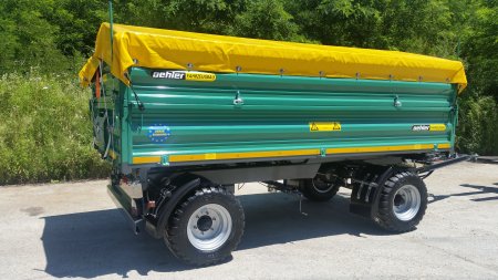 Remorcă Oehler ZDK 70 – 7T, 2 axe, basculare pe 3 părți, frânare pneumatică [2]