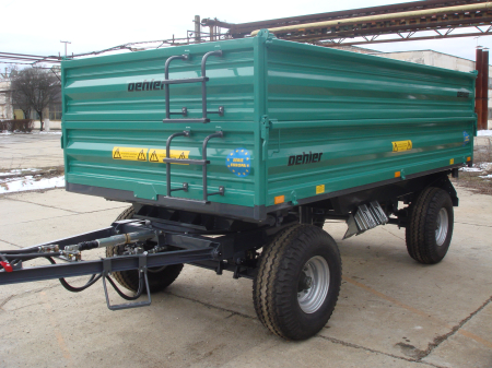 Remorcă Oehler ZDK 70 – 7T, 2 axe, basculare pe 3 părți, frânare pneumatică [6]