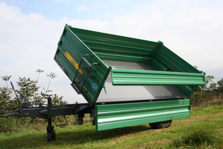 Remorcă Oehler EDK 60 S – 6T, basculabilă 3 părți, axă BPW [1]