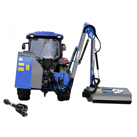 Tocatoare vegetatie cardan tractor - Tocător de Vegetație cu Braț Heavy-Duty BTK150