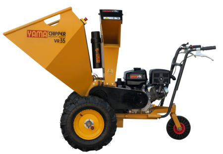 Tocatoare crengi si resturi vegetale - Yamastik VR35 AUTO – Tocător de crengi autopropulsat cu 35 cm tăiere, hopper mare, ideal pentru biomasă și întreținere spații verzi