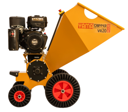 YAMACHIPPER VR20 – Tocător crengi 13 CP, evacuare la sol, motor Robin‑Subaru, cuțite duble și contra‑cuțit, perfect pentru activități forestiere și agricole [1]