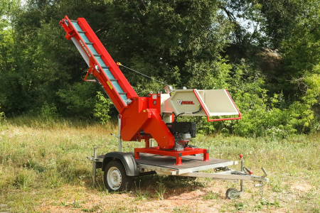 Tocator de crengi pentru lemn de foc cu banda transportoare Arpal AM-120BD-K MAX [5]