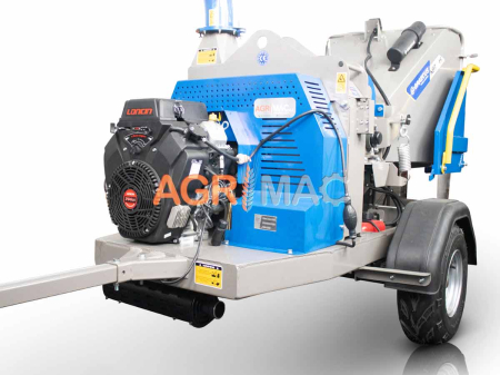 Tocător de crengi KBT15H, motor Loncin 27 CP, hidraulic, 150 mm [13]