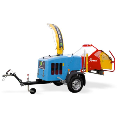 Tocatoare electrice - Tocător electric VEGETOR 160 E – baterii 48 V, motor 13 kW, Ø 160 mm, RABAUD