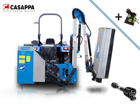 Tocatoare vegetatie cardan tractor - Tocător de Vegetație cu Braț Heavy-Duty BTK150