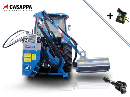 Tocatoare vegetatie cardan tractor - Tocător de Vegetație cu Braț MTK120