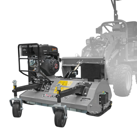 Tocatoare vegetatie motor termic - Tocător frontal Jansen BMM-100 – 15CP, motor pe benzină, prindere EURO
