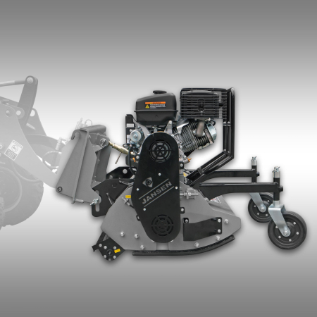 Tocător frontal Jansen BMM-100 – 15CP, motor pe benzină, prindere EURO [3]