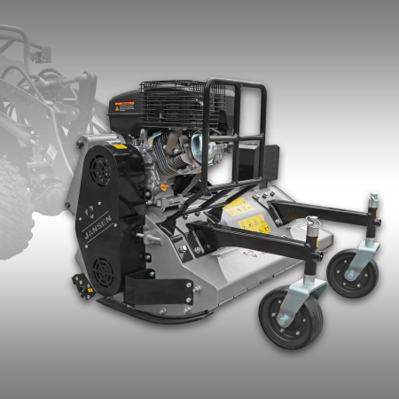 Tocător frontal Jansen BMM-100 – 15CP, motor pe benzină, prindere EURO [2]