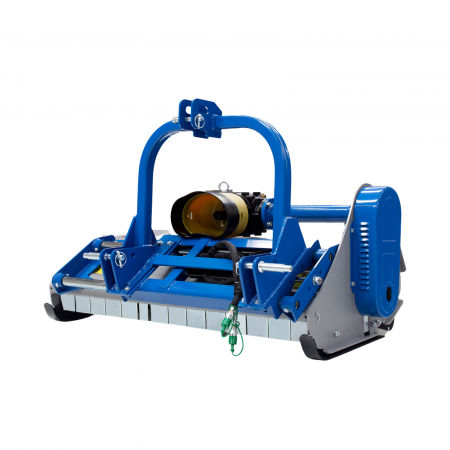 Tocatoare vegetatie cardan tractor - Tocator de vegetatie pentru tractor, 145 cm, conectare cardan PTO, deplasare laterala hidraulica, Graecus MKD145-H