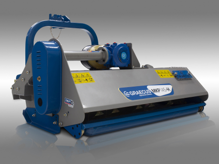 Tocator de vegetatie pentru tractor, 115 cm, conectare cardan PTO, deplasare laterala hidraulica, Graecus MKP115 [15]