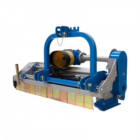 Tocatoare vegetatie cardan tractor - Tocator de vegetatie pentru tractor, 115 cm, conectare cardan PTO, deplasare laterala hidraulica, Graecus MKP115