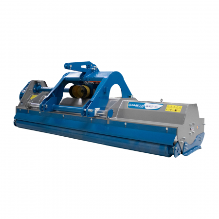 Tocatoare vegetatie cardan tractor - Tocator de Vegetație F250 Graecus pentru Tractor - 250 cm, Reversibil, Conectare Cardan PTO