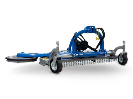 Tocator de vegetatie pentru tractor 40-90 CP, cu disc de cosire lateral, 170 cm, conectare cardan tractor , Graecus MTS170-H [2]