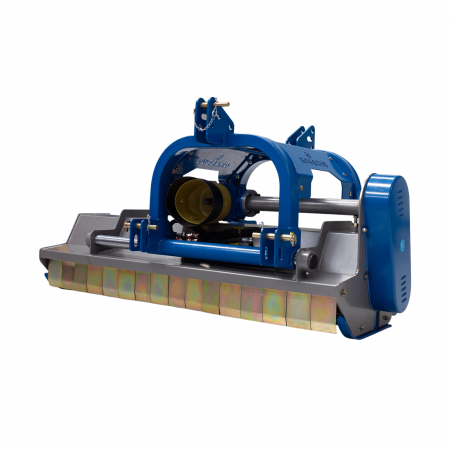 Tocatoare de vegetatie - Tocator de vegetatie pentru tractor reversibil, 180 cm, conectare cardan PTO, deplasare laterala hidraulica, Graecus 2HΒΚ180