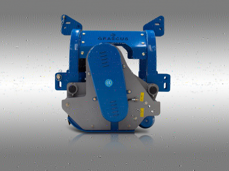 Tocator de vegetatie pentru tractor reversibil, 200 cm, conectare cardan PTO, deplasare laterala hidraulica, Graecus 2HΒΚ200 [13]