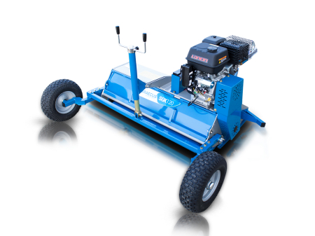 Tocator de vegetale, cu motor pe benzina, Graecus SGK120 cu 2 tipuri de cutite [1]