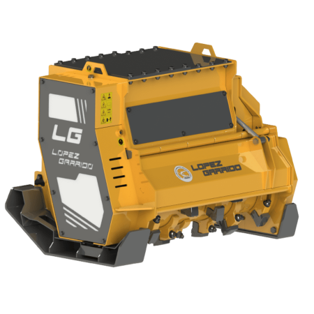 Tocatoare vegetatie hidraulice - Tocător forestier Lopez Garrido TKB pentru excavatoare 14–20 t