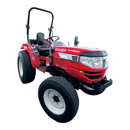 Mitsubishi MTU26RH – Tractor 24.7 CP, PTO față/spate, transmisie HST, roți agricole late [2]