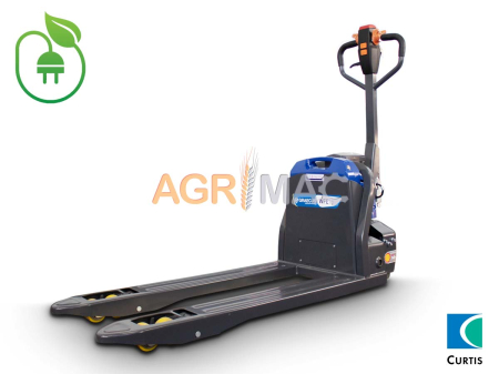 Transpaleti si stivuitoare - Transpalet electric Clark WFE15 1.5T cu baterie litiu 24V / 30Ah și control CURTIS USA