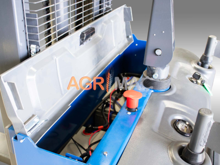 Transpalet electric Clark 1.5T cu platformă operator și catarg Duplex 3200 mm [6]