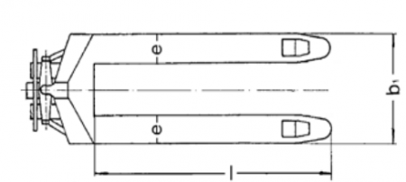 Transpalet manual BF P/P(V) 2500 [2]