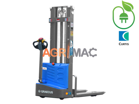 Transport si manipulare - Transpalet electric Clark WFE15 1.5T cu control CURTIS USA și catarg Duplex 3000 mm