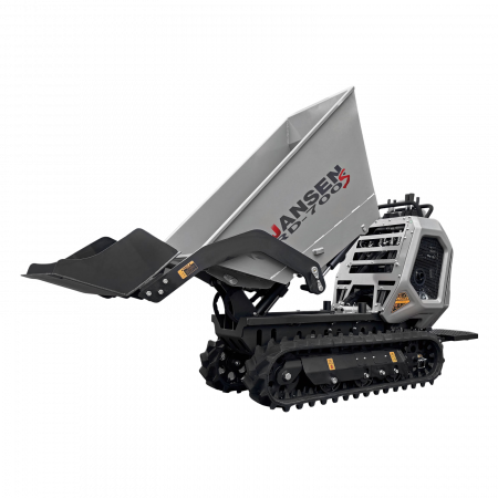 Dumpere si roabe - Dumper pe șenile Jansen RD-700S, 800 kg, motor 15 CP – Uneltisimo