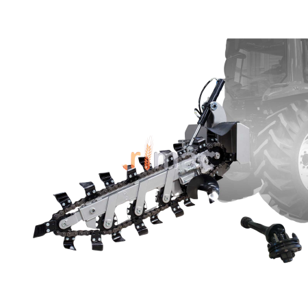 Masini de sapat santuri - Lanț de săpat DIGGING CHAIN 120, adâncime 1200 mm