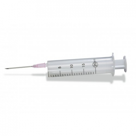 Seringi - 100 Seringi de 20ml cu ac detasabil 23G