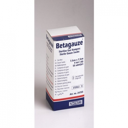 Tifon - BETAGAUZE - COMPRESE STERILE DIN TIFON NETESUT (7,5cm x 7,5cm)