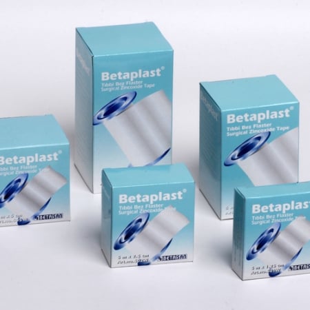 Leucoplast - BETAPLAST - BANDA ADEZIVA ALBA PE BAZA DE OXID DE ZINC (7,5cm x 5m)