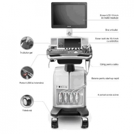 Ecografe stationare cu Doppler Color - Ecograf cu elastografie DC-8 Exp
