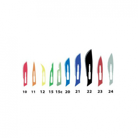 Consumabile Inox - LAME BISTURIU STERILE GIMA S/S NR.15