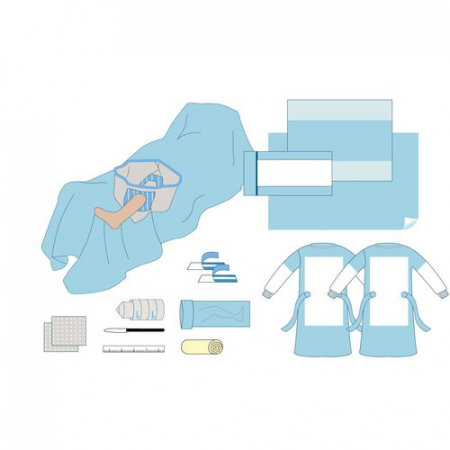 Halate si Campuri Sterile  - SET CHIRURGICAL STERIL – ARTROSCOPIE (PUNGA INCLUSA)