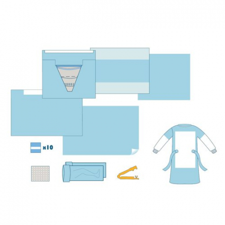 Halate si Campuri Sterile  - SET CHIRURGICAL STERIL –NASTERI (PUNGA INCLUSA)