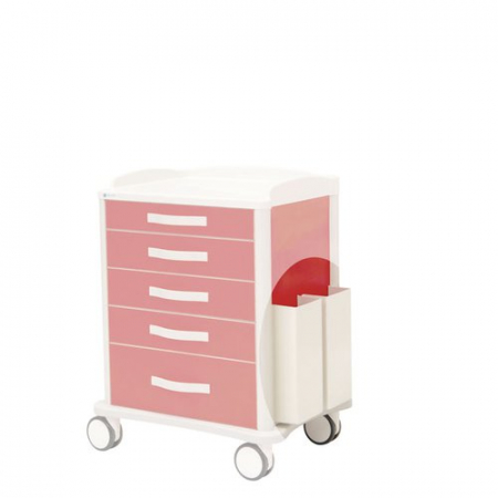 Accesorii Troliuri Medicale Multifunctionale - SUPORT DUBLU PENTRU RECIPIENTUL CU CATETER