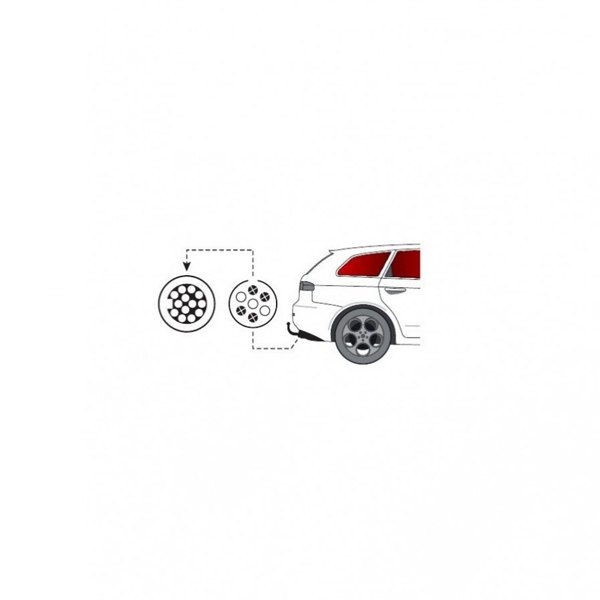 Adaptor priza Thule 9906 - 7 pini la 13 pini [2]