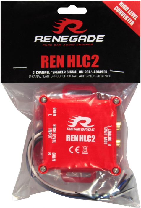 Adaptor semnal Hi/Low Renegade REN HLC2, 2 canale [3]