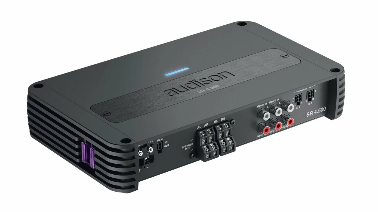 Amplificator auto Audison SR 4.500, 4 canale , 800W RMS [1]